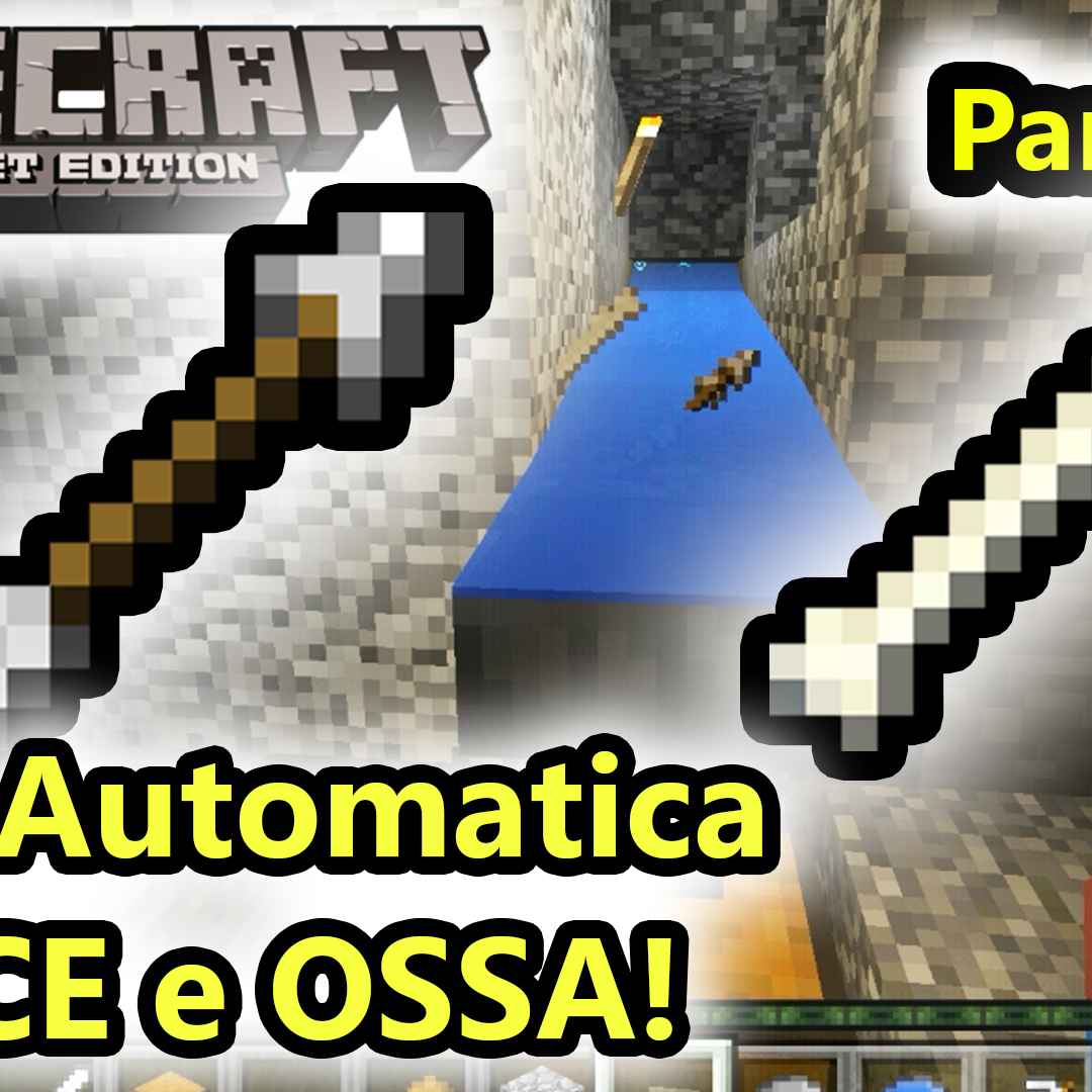 Minecraft PE - La Farm automatica di Frecce e Ossa 